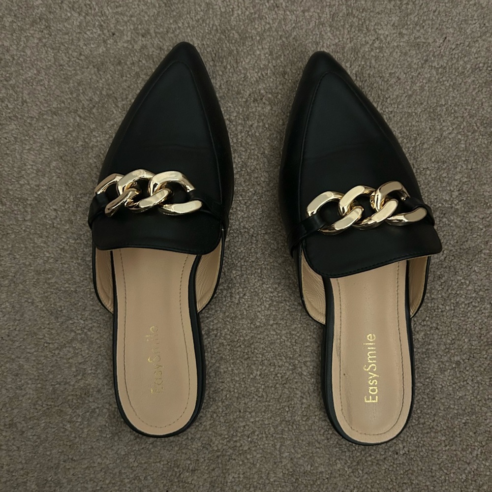 Black Slip-On Loafers